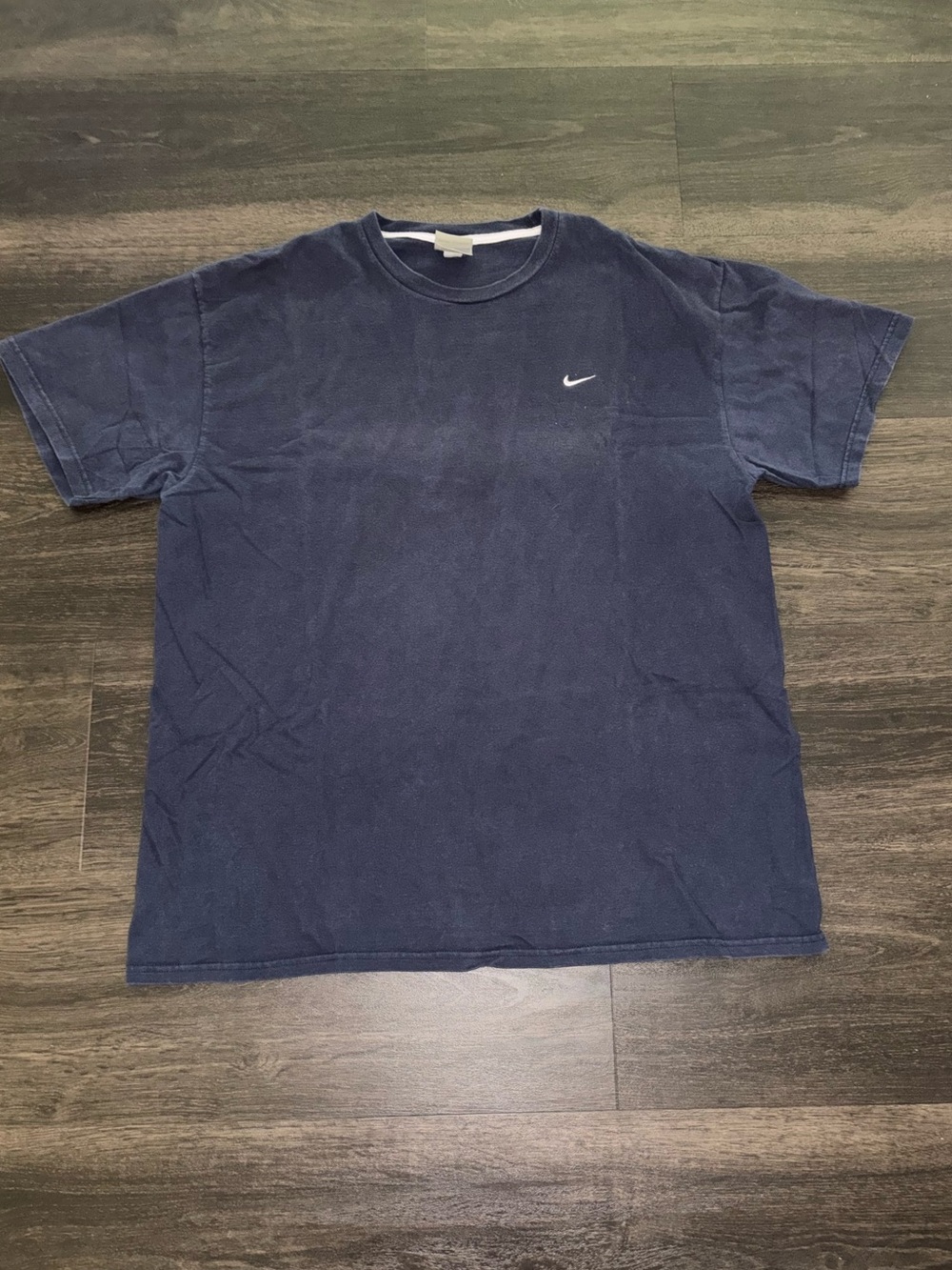 Vintage Y2K Nike Navy Blue Tshirt Size XXL